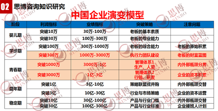 思博企业演变模型